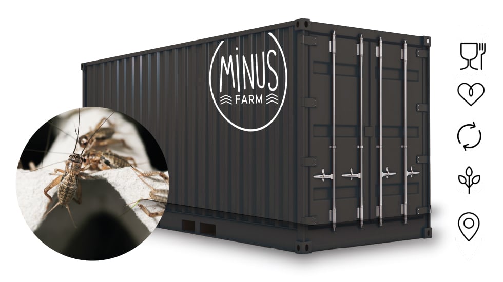 Minus Farm – Micro ferme urbaine d'insectes comestibles
